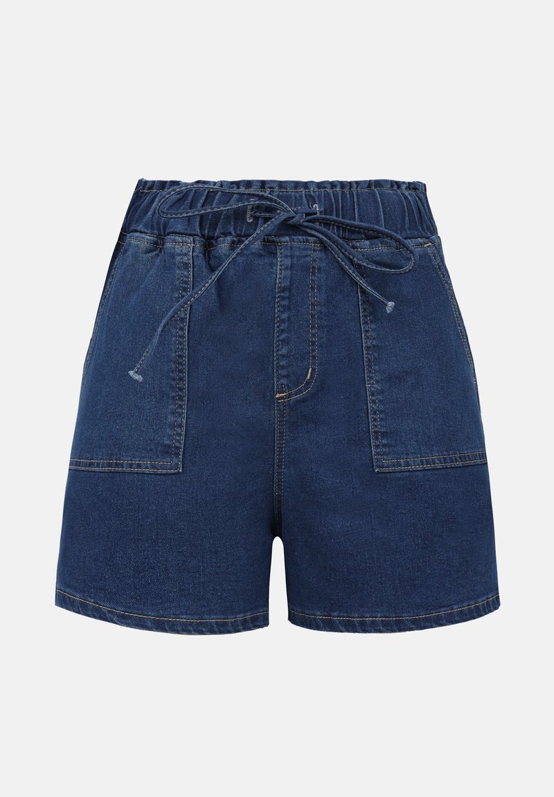 Anna Field Jeansshort donkerblauw denim