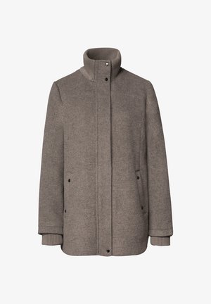 Street One, KURZER MANTEL MIT STRICKDETAILS - Manteau classique - muddy mocha melange