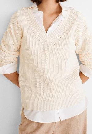 Pullover - beige