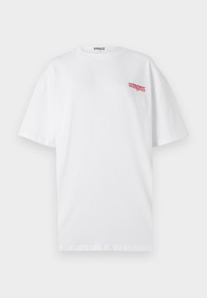 WORLD OF STIEG OVERSIZED - T-shirt imprimé - white