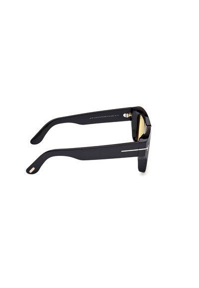 Tom Ford ILIAS - Sonnenbrille - glossy black brown