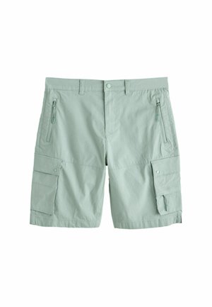 Next, REGULAR FIT - STRETCH UTILITY  - Short - sage green