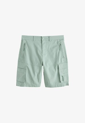 Next, REGULAR FIT - STRETCH UTILITY - Shorts - sage green
