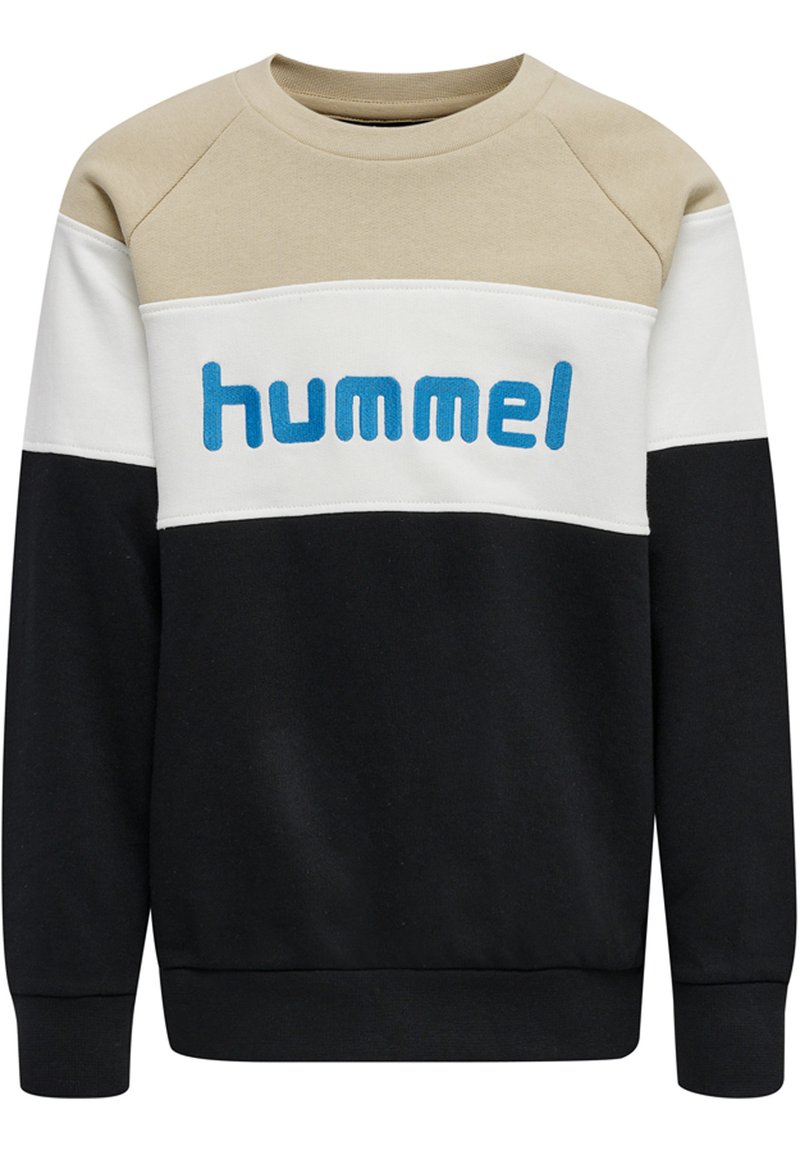 Kinder Pullover | Hummel HMLCLAES Sweatshirt humus/beige-meliert - QX09083 Kinder Pullover | Hummel HMLCLAES Sweatshirt humus/beige-meliert - QX09083