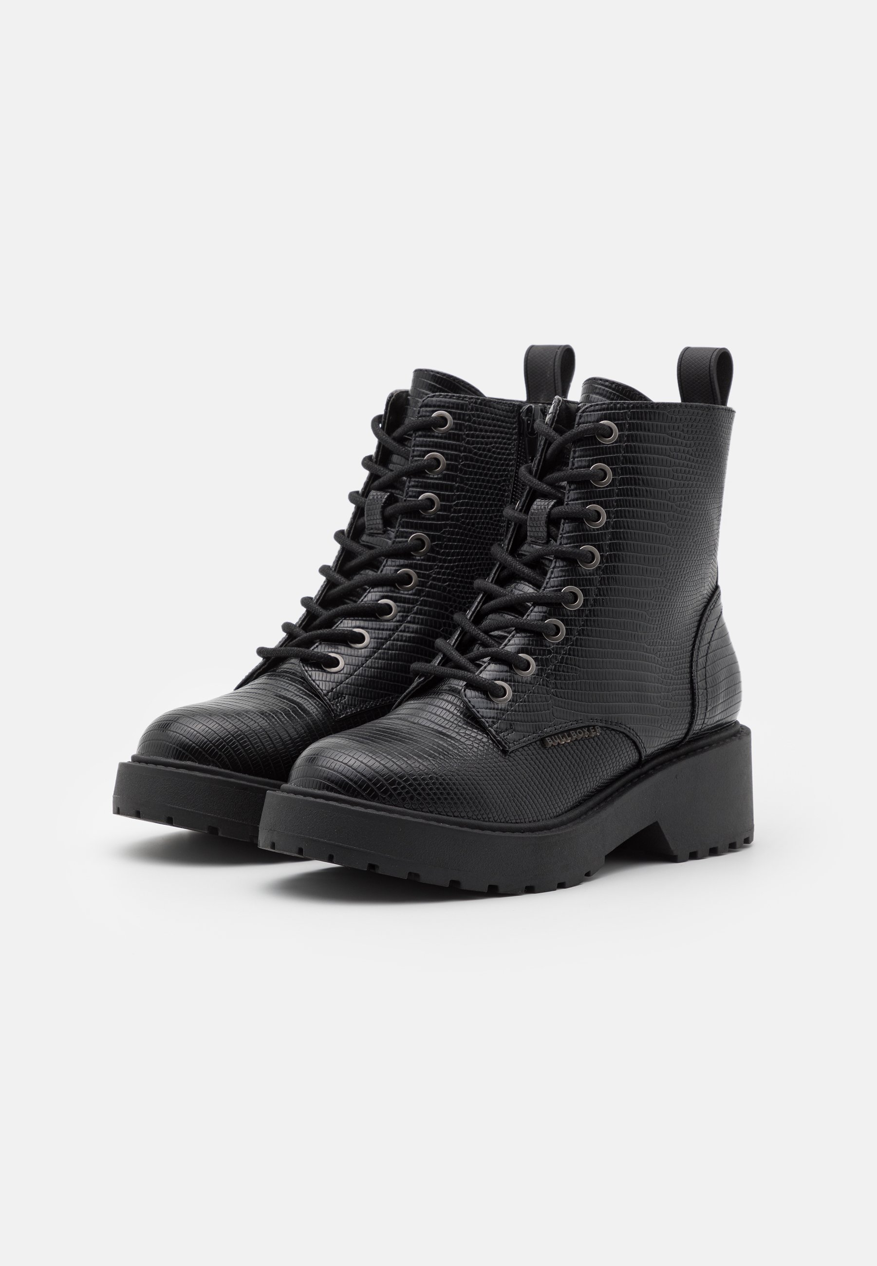 Bullboxer Platform ankle boots - black 