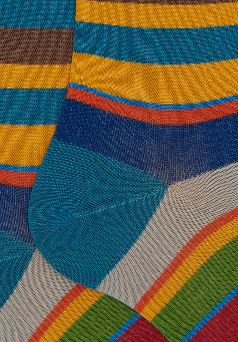 Gallo LONG WITH STRIPES Calze azzurro/celeste