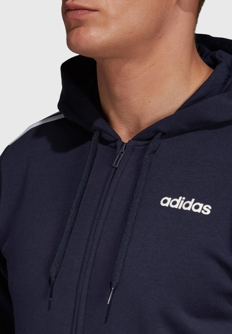 ESSENTIALS 3 STREIFEN Sweatjacke dark blue ESSENTIALS 3 STREIFEN Sweatjacke dark blue