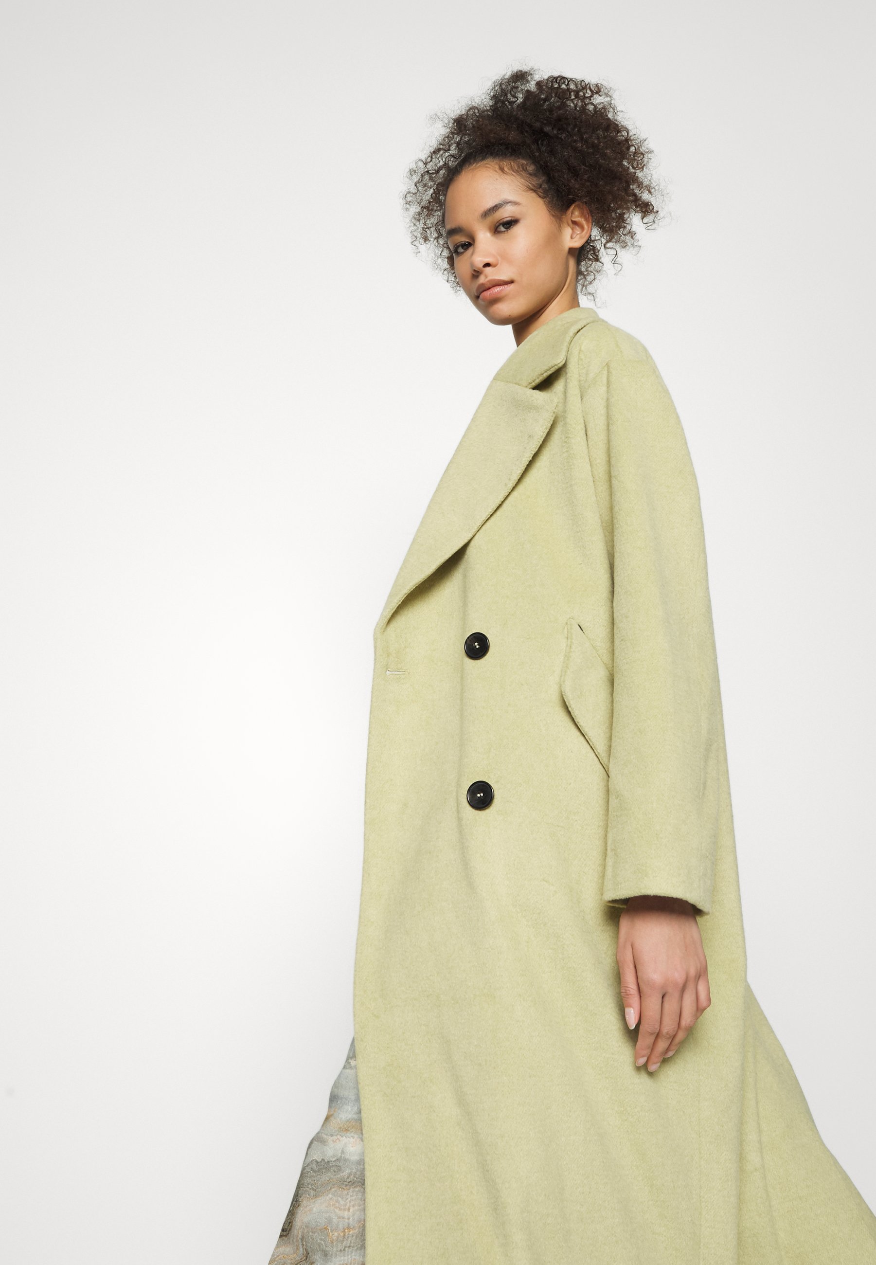 Monki Classic coat - beige medium/beige 