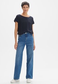OPUS SKITA SOFT - T-shirt basic - coal blue