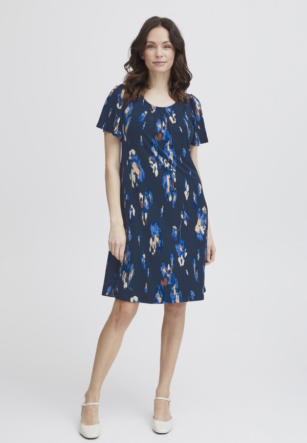 FRSeen - Day dress - hydrangea aop ms b4