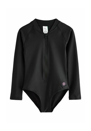 Next, REGULAR FIT - LONG SLEEVED - Badedragt - black