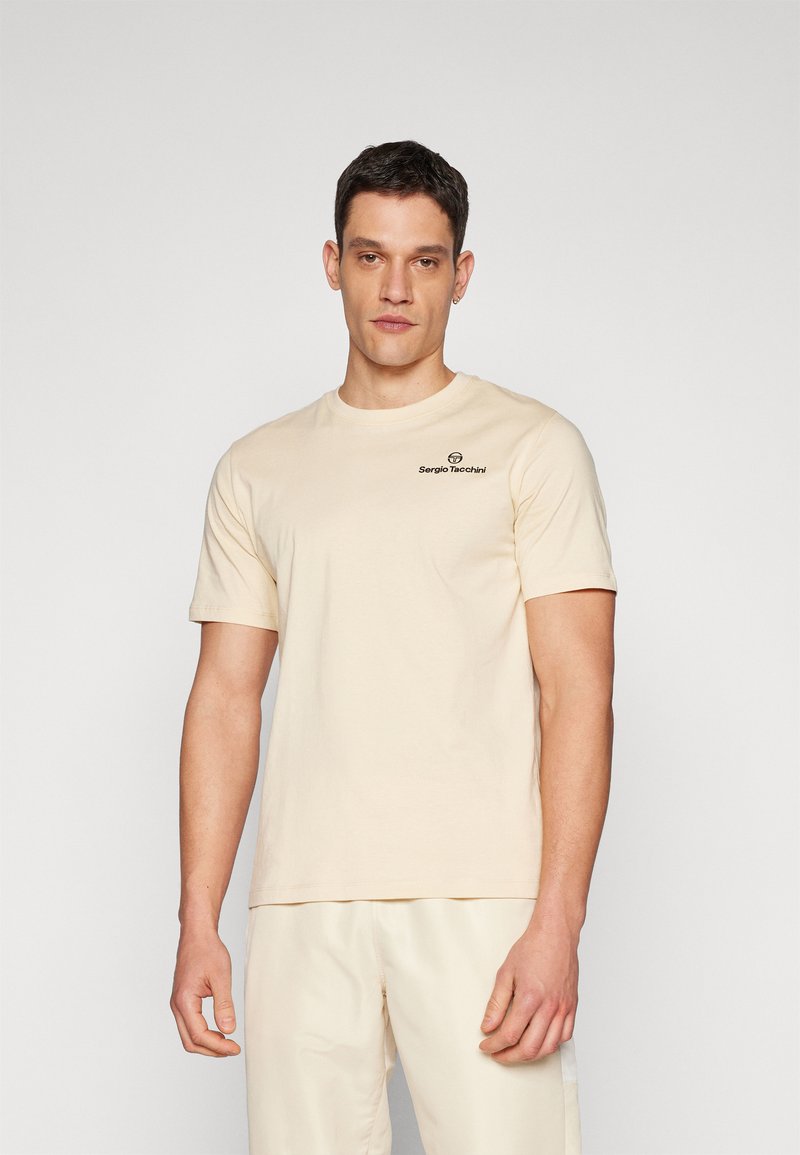 Sergio Tacchini BOLD - Pamata T-krekls - wood ash/black