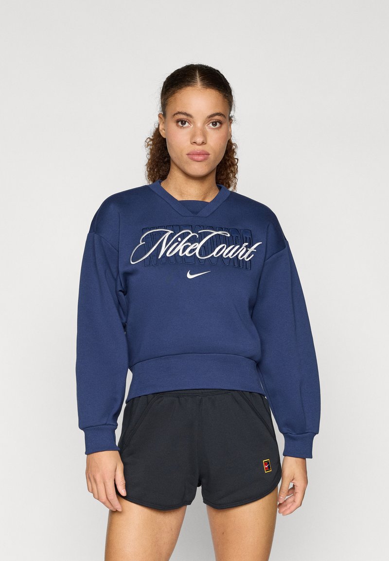 Nike Performance NIKECOURT - Mikina - midnight navy/sail
