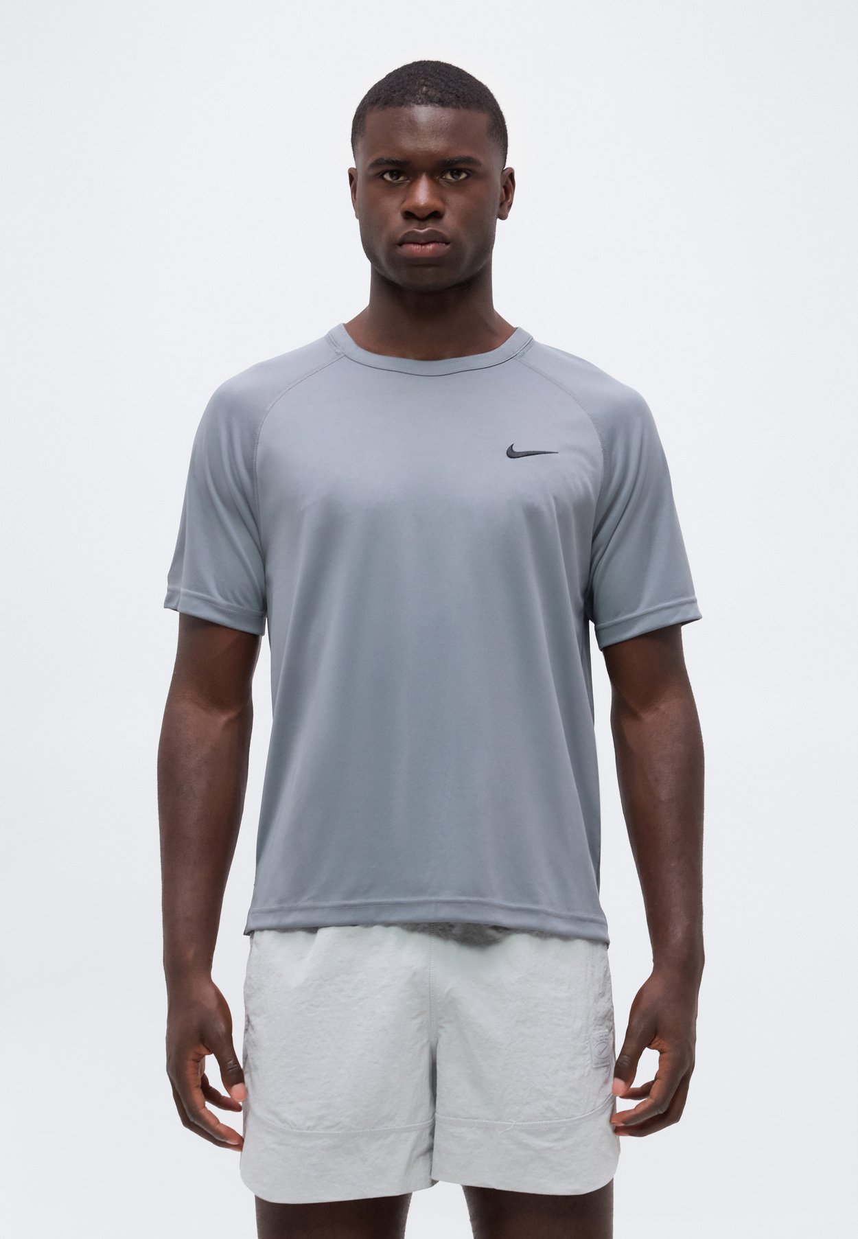 Nike FLEX - Sports T-shirt - smoke grey/black