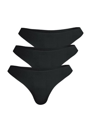 3ER PACK SECRET - Thong - schwarz