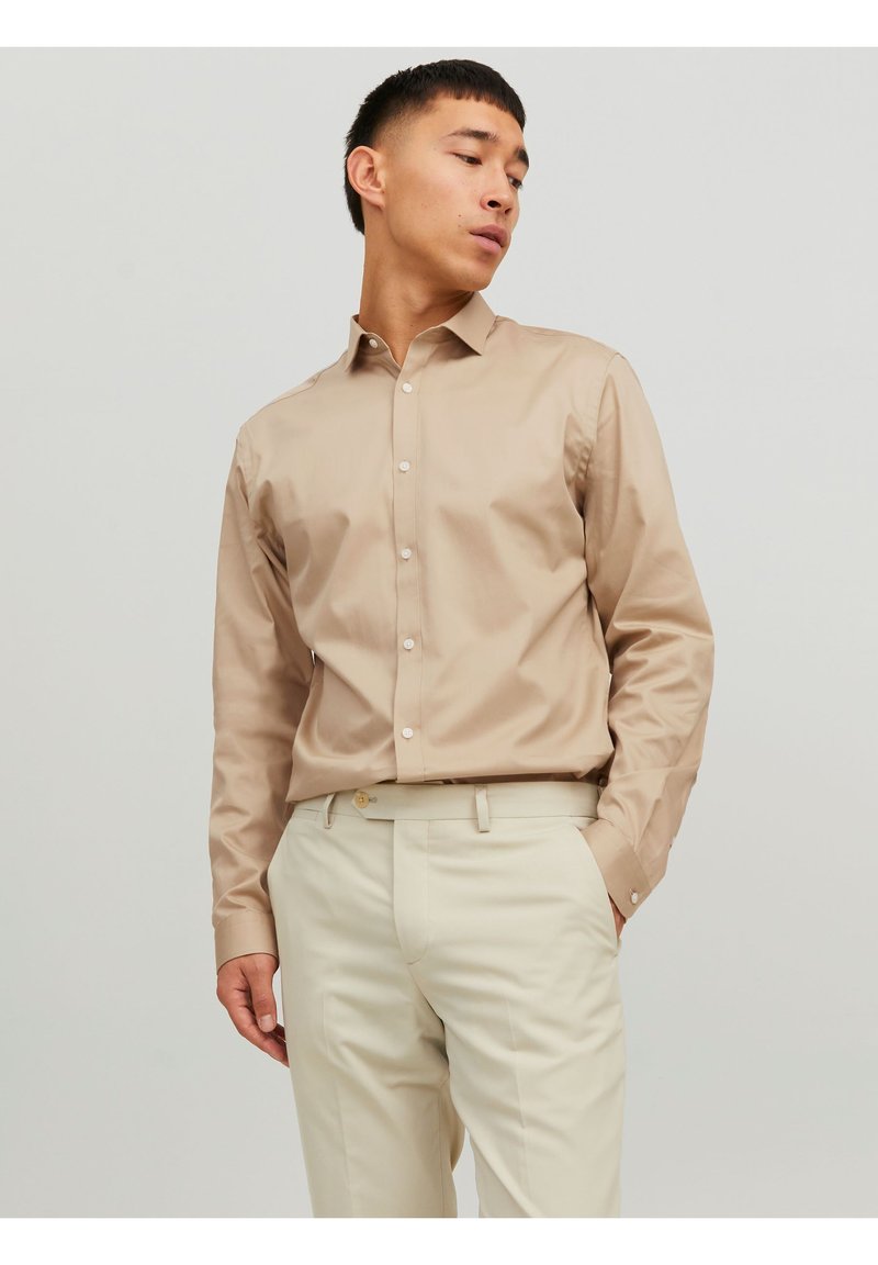 Jack & Jones PREMIUM CARDIFF - Button down-skjorte - beige