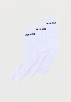 ONSEVERY DAY TENNIS 3 PACK - Nogavice - white