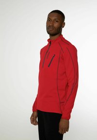 Protest HUMANS - Felpa in pile - mars red
