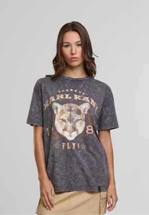 Tričko s potlačou - anthracite