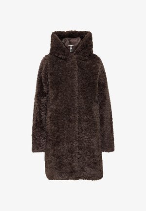 Street One, TEDDY COAT WITH LINED INLAY - Manteau d'hiver - auburn brown
