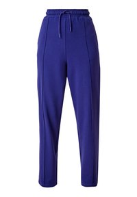 QS JOG MIT ZIERNAHT - Jogginghose - ozeanblau