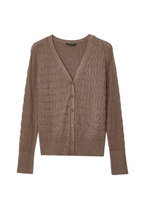 Calliope, MAGLIA TINTA UNITA - Gilet - fango melange