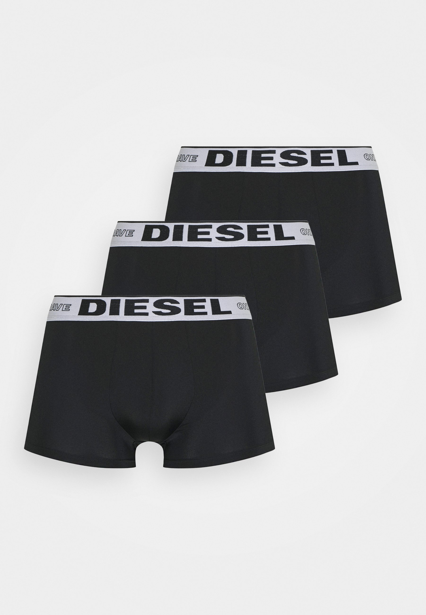 Diesel 3 PACK - Onderbroeken - black/Zwart - Zalando.be