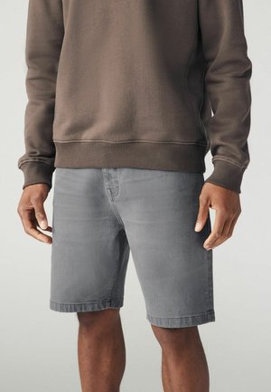 REGULAR FIT - Pantaloni scurți din denim - grey