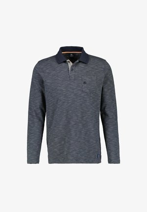 LANGARM MIT FINELINER STREIFEN REGULAR FIT - Polo shirt - navy