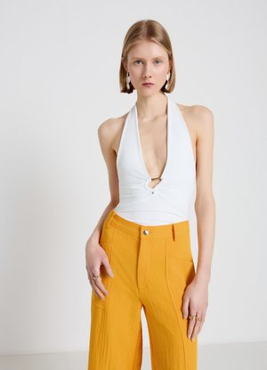 Calliope, TOP TINTA UNITA - Blouse - bianco ottico