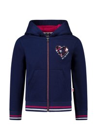 Salt and Pepper - SEQUINS HORSE - Zip-up sweatshirt - true navy Thumbnail Image 1