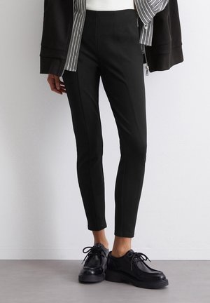 WITH SEAM - Tajice-hlače - black