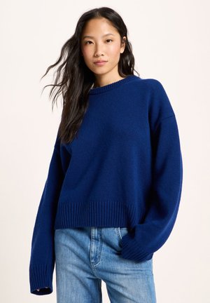 LANIUS, OVERSIZED RUNDHALSPULLOVER - Jumper - dark blue