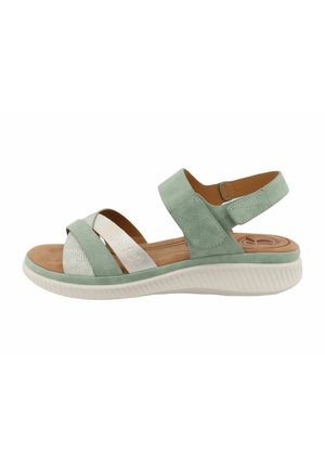 Wedge sandals - sage