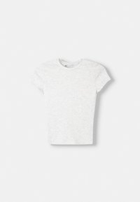 SHORT SLEEVES WITH A ROUND NECK - Basic T-shirt - dark grey
