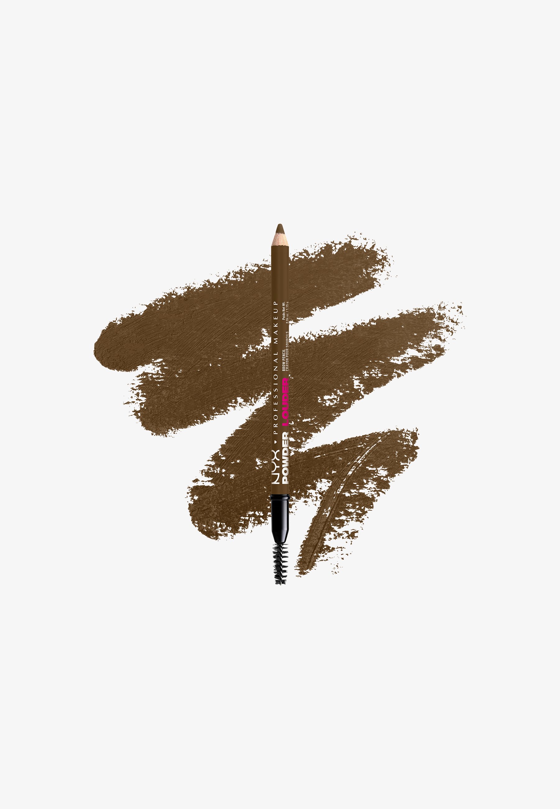NYX Professional Makeup Powder Louder Brow Pencil – Augenbrauenstift Mit Mikrofiber Für Volumen, Farbe: Blonde