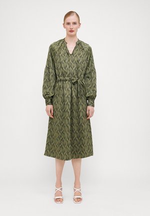 VMLIVIA BALLOON CALF DRESS - Day dress - olivine