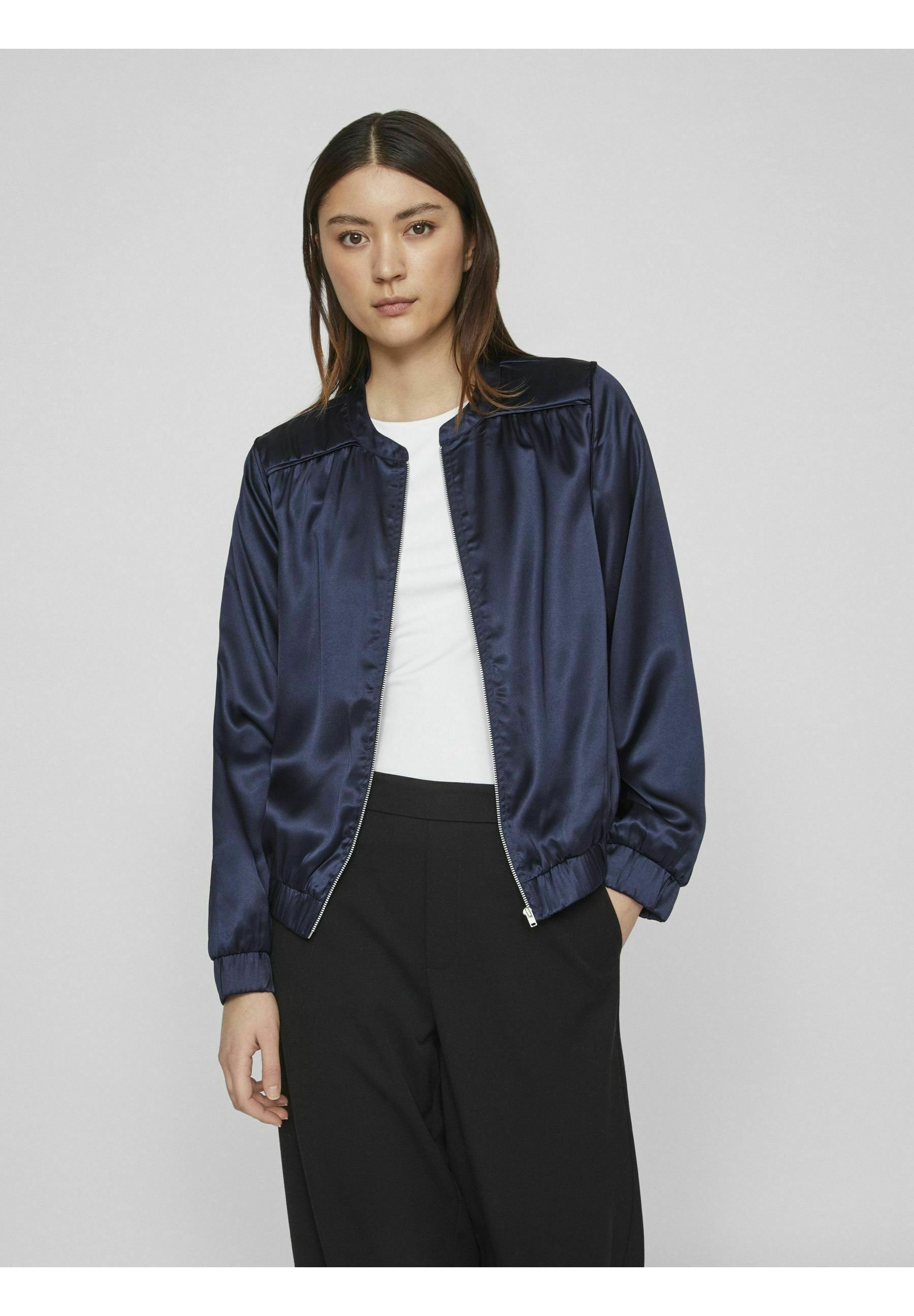 Blouson Bomber Fille Payasa Villana - Veste Légère En Polyester, Manches Longues, Fermeture éclair - Style Décontracté Pour Enfants - 11