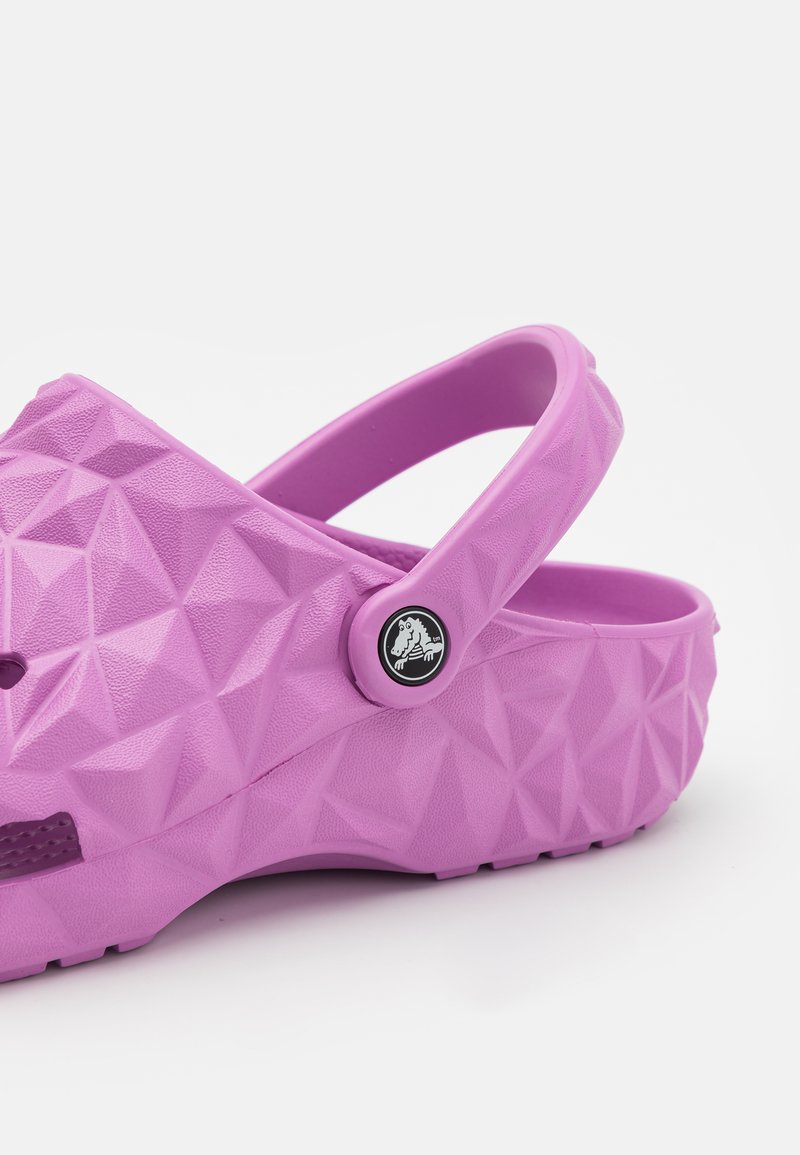 Crocs Geometric Pink Slades Crocs Classic Geometric Slide Sandal - Free Shipping | DSW main image 3