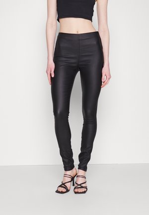 ONLY Tall ONLROCK LIFE COATED SKIN   - Κολάν - Παντελόνια - black