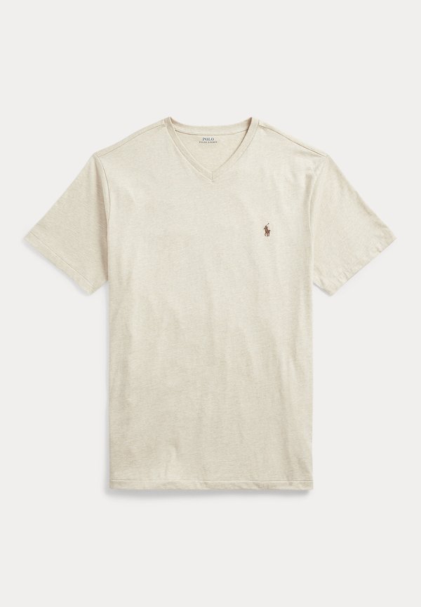 JERSEY V-NECK T-SHIRT - Basic T-shirt - expedition dune heather3