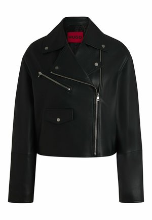 HUGO Leather jacket - black one