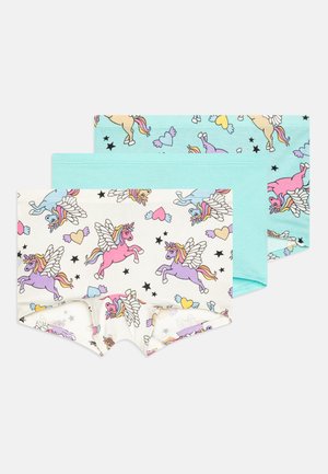 BOXER FLOWERS 3 PACK - Culotte - light dusty white
