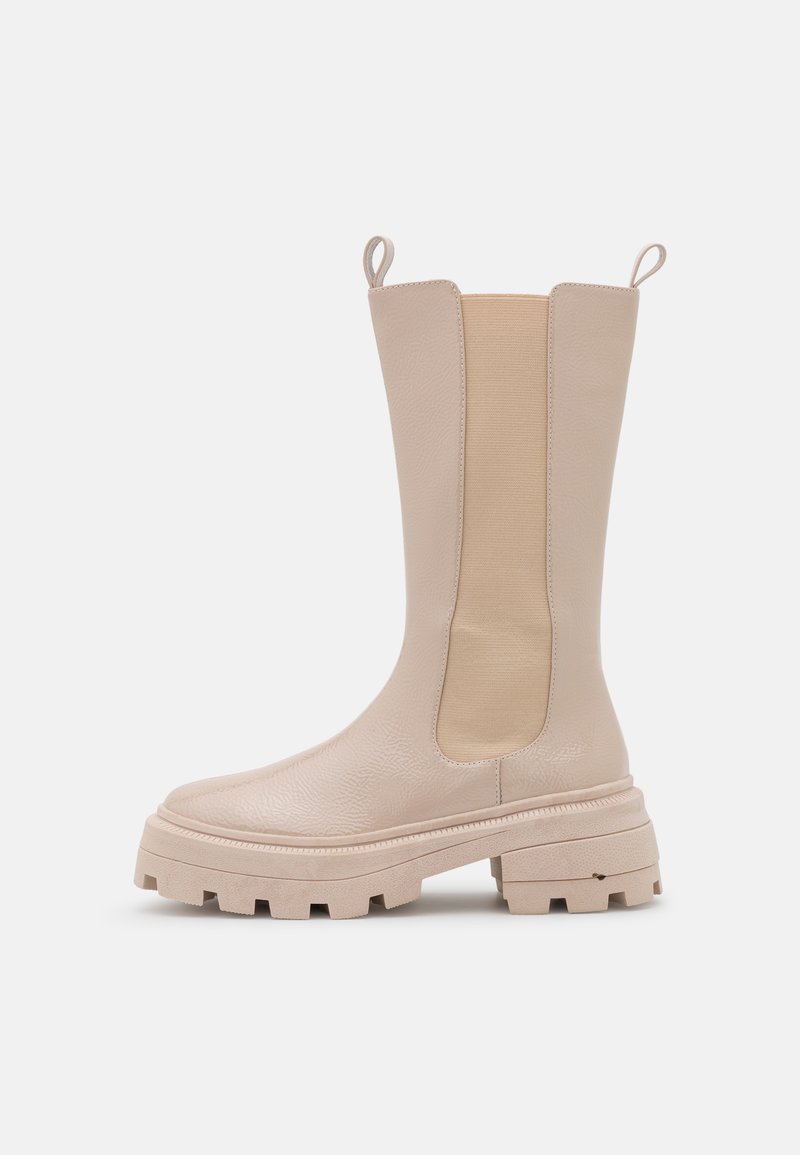 Nly by Nelly Plateaulaarzen crème Nly by Nelly Plateaulaarzen crème