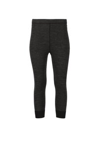 Svarta leggings tillverkade av ett mjukt, stretchigt material. Har en åtsittande design, sömlig midja och ankelfållar. Enkel, minimalistisk stil.