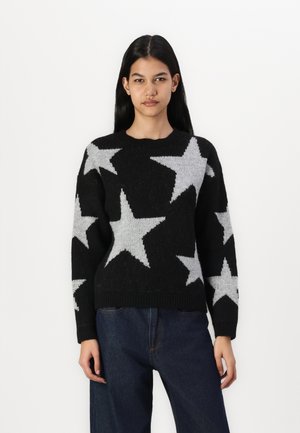 ONLY ONLJESSICA STAR - Pulóver - black