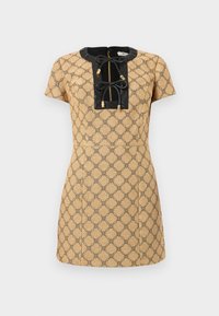 Elisabetta Franchi WOMENS DRESS - Φόρεμα ημέρας - paglia/nero