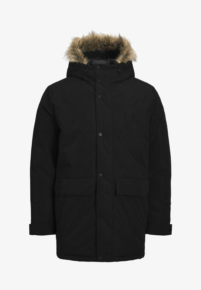 Jack Jones PLUS SIZE KLASSISCHER Parkatakki Black musta Zalando fi jack-jones-plus-size-klassischer-parkatakki-black-musta-zalando-fi