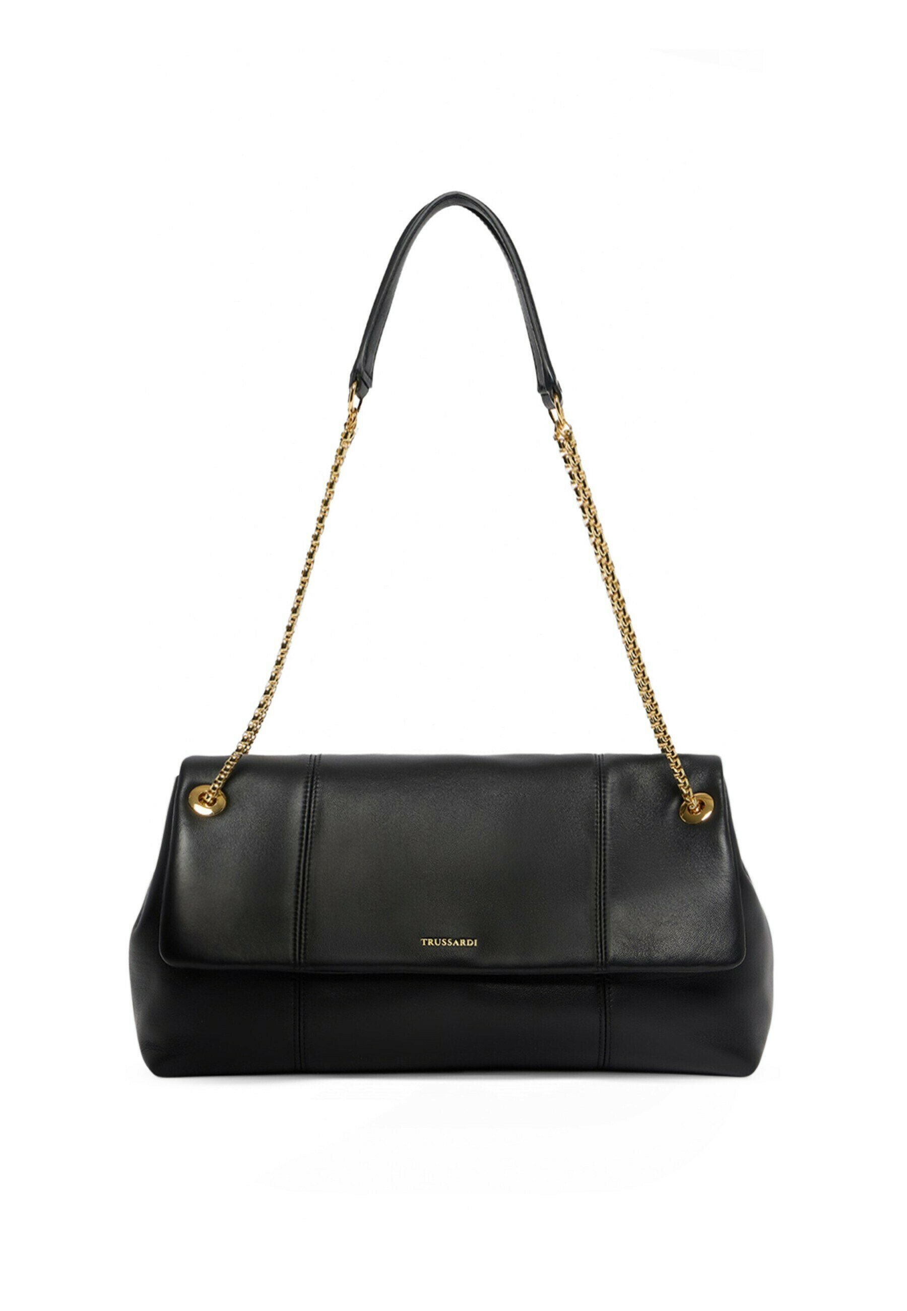 Trussardi ORBITA MEDIA CON CATENA - Handbag - nero/black - Zalando
