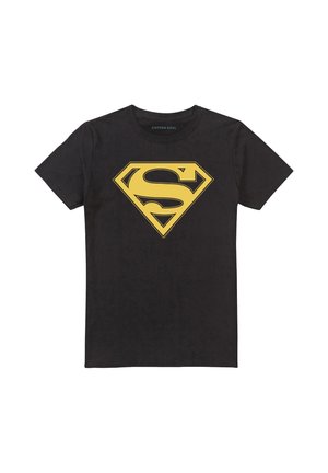 DC COMICS - SUPERMAN, SUPERMAN GOLD & BLACK SHIELD - Print T-shirt - black